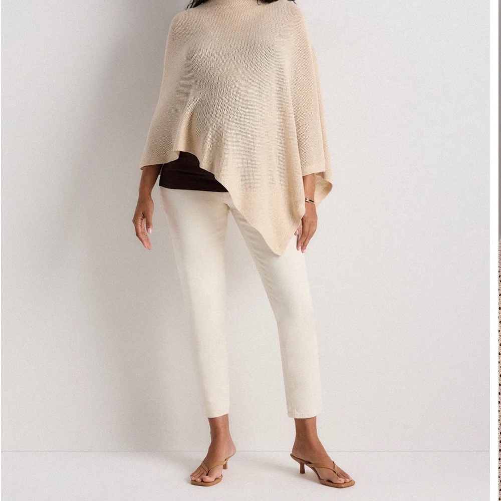 Quince Lightweight Cotton Cashmere Nursing Shawl